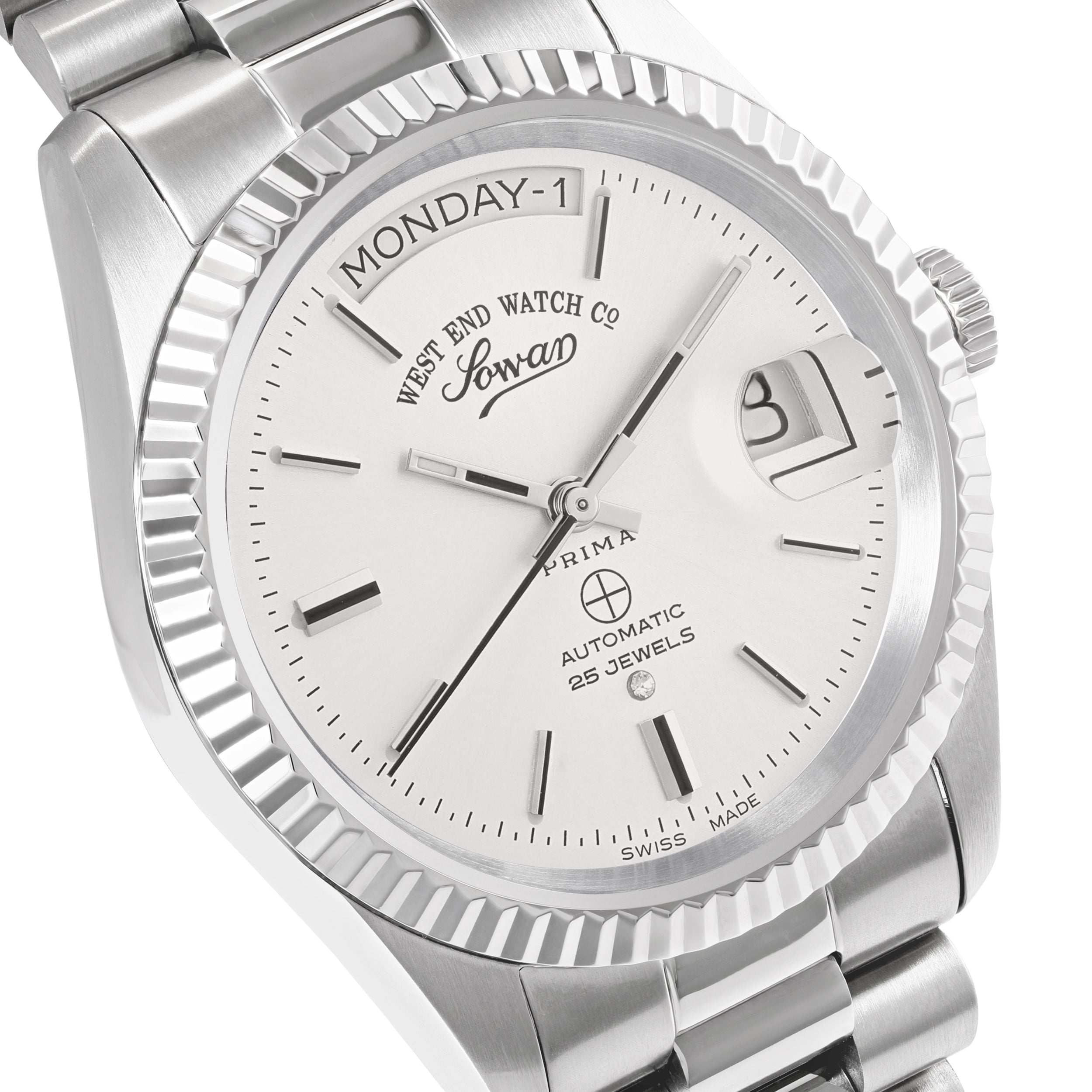 THE CLASSICS 37 - SUNRAY SILVER DIAL WITH SS INDICES