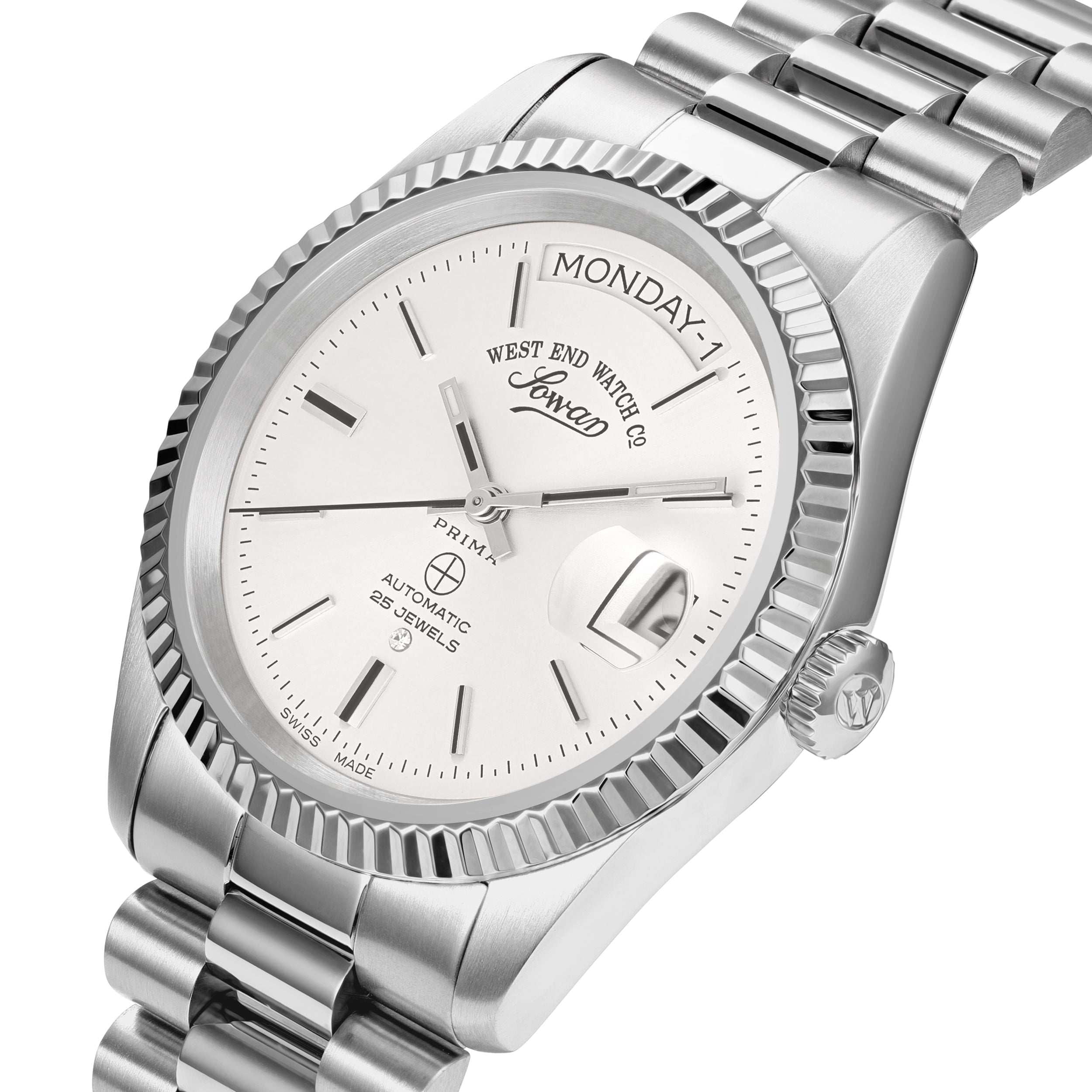 THE CLASSICS 37 - SUNRAY SILVER DIAL WITH SS INDICES