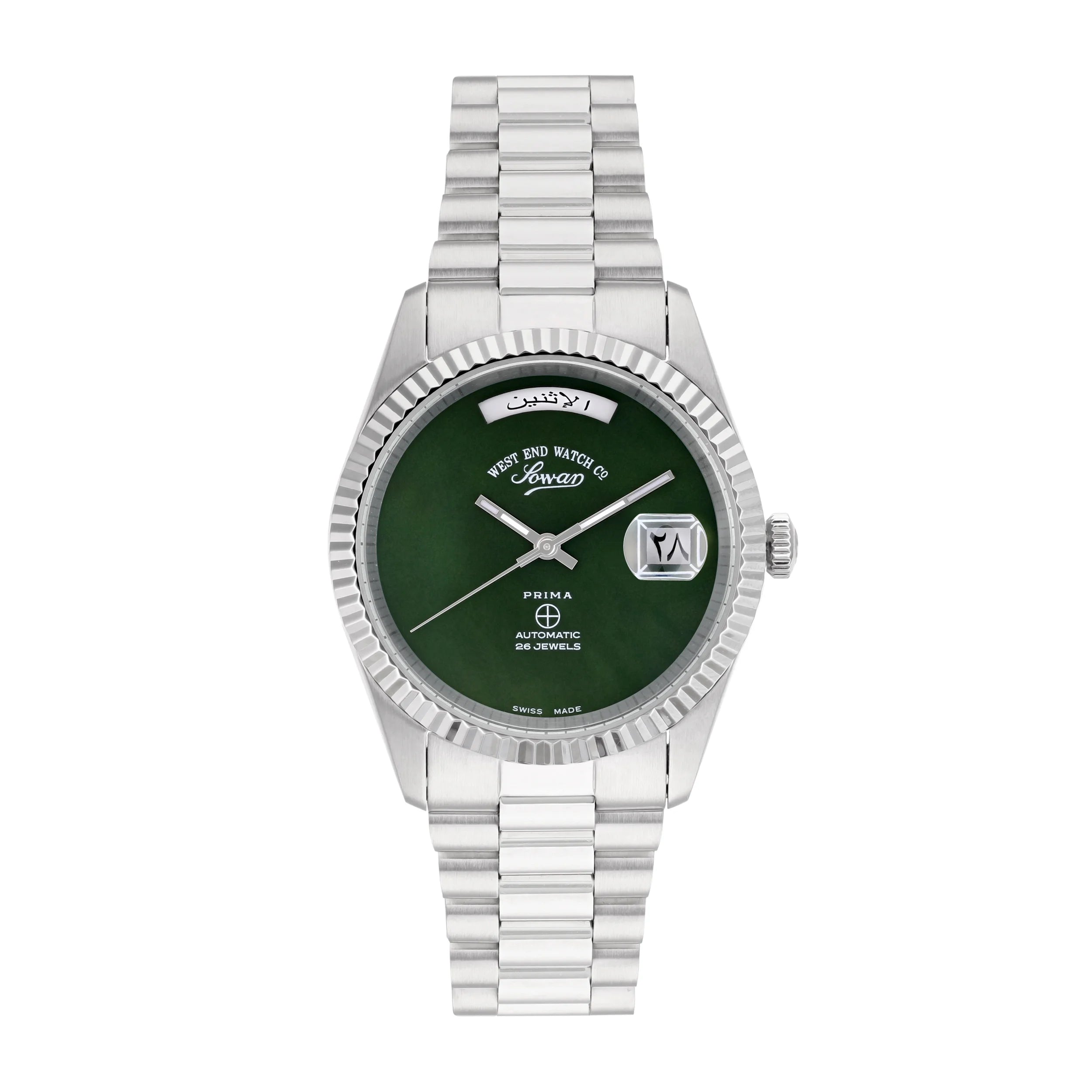THE CLASSICS 37 - Green Mother of Pearl Dial