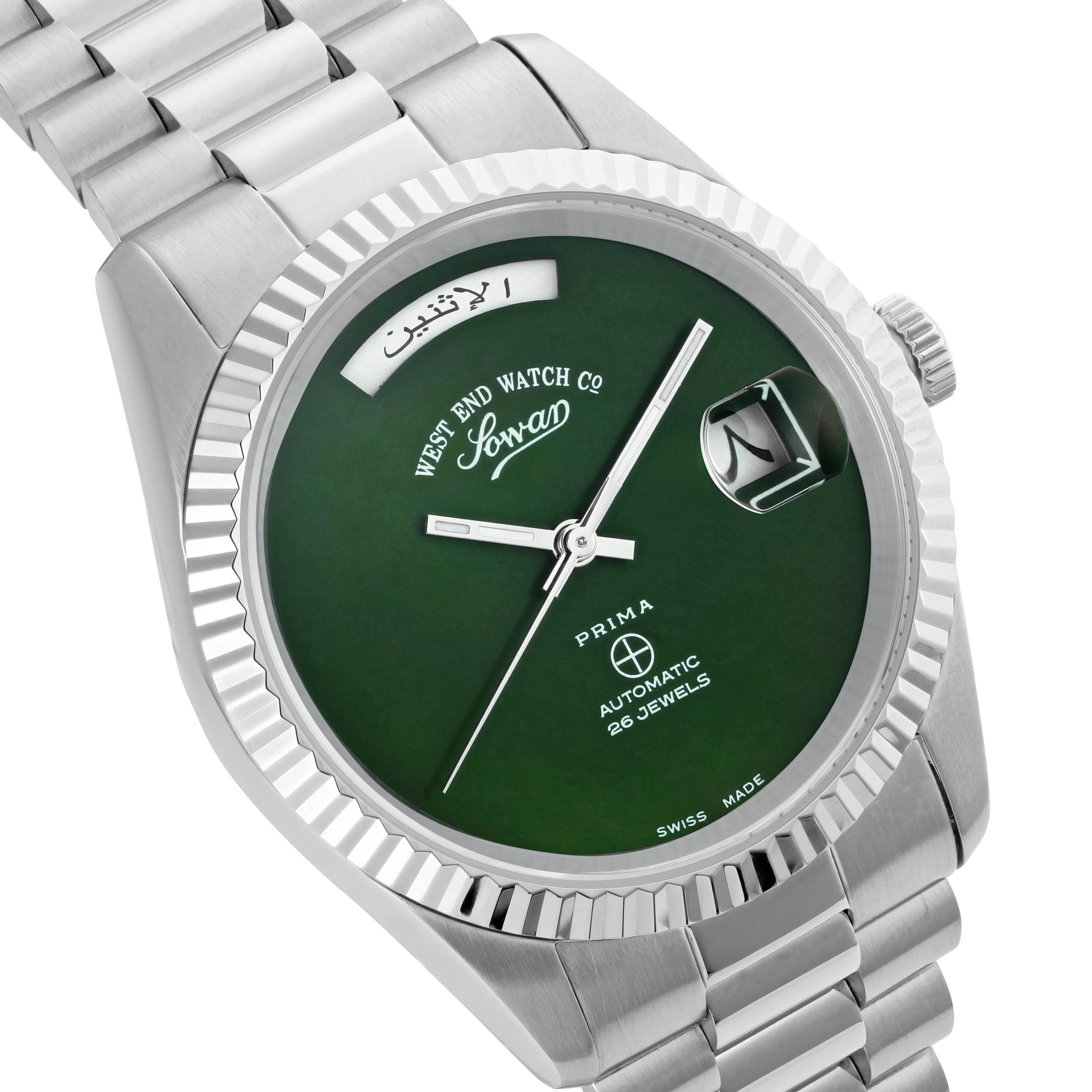 THE CLASSICS 37 - Green Mother of Pearl Dial