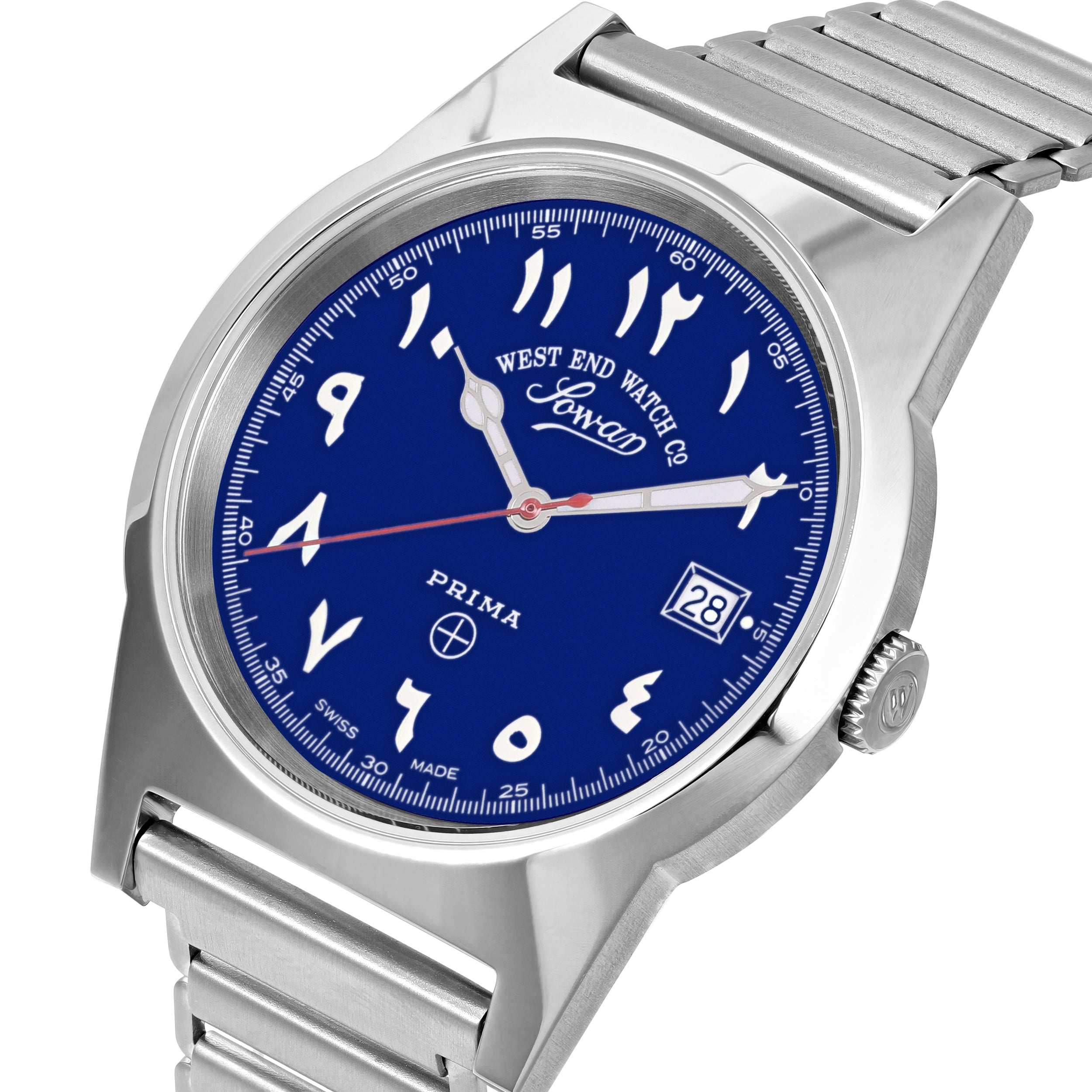 SOUQ - BLUE DIAL WITH LUMINESCENT EASTERN ARABIC NUMERALS