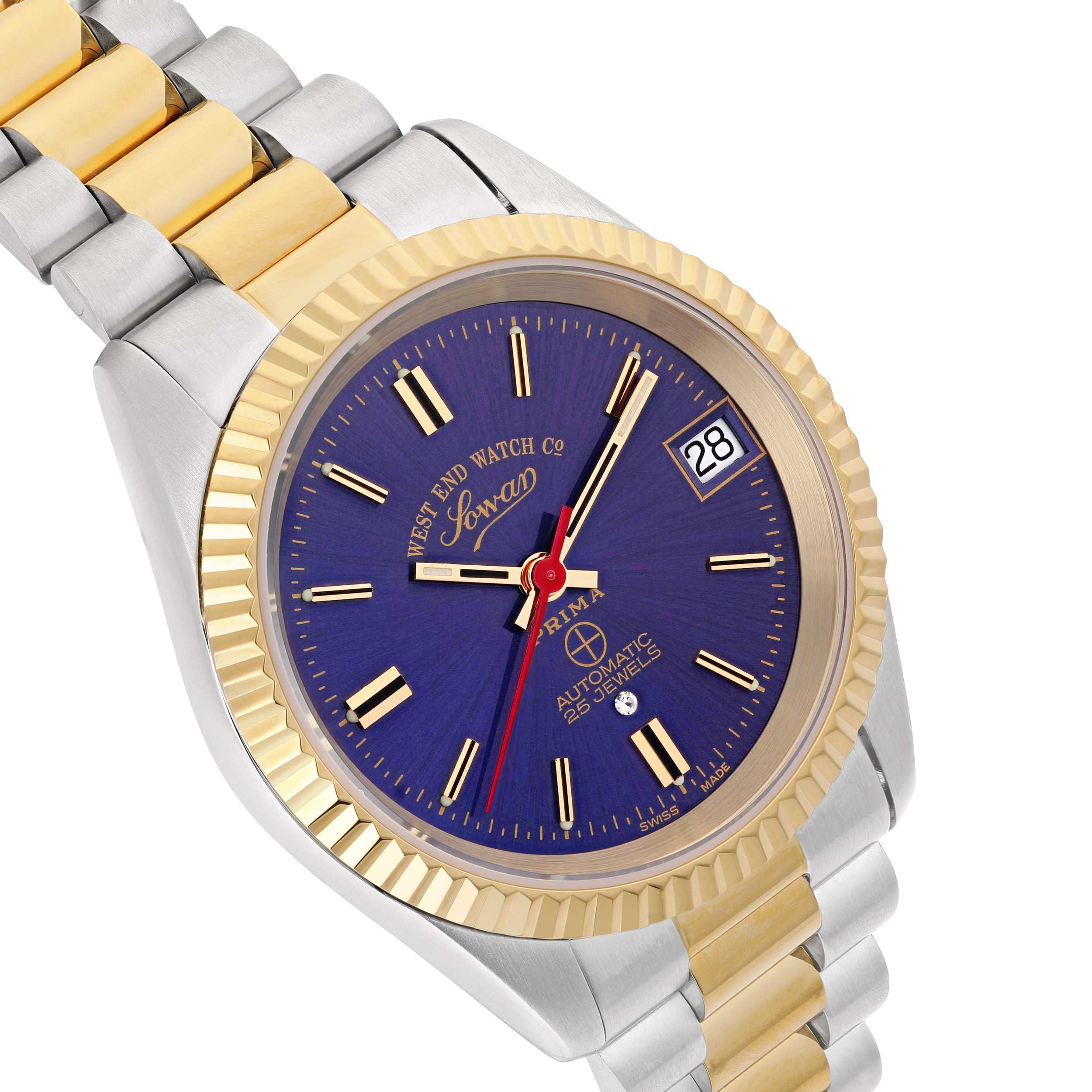 THE CLASSICS 32 - SUNRAY BLUE DIAL WITH GOLD INDICES
