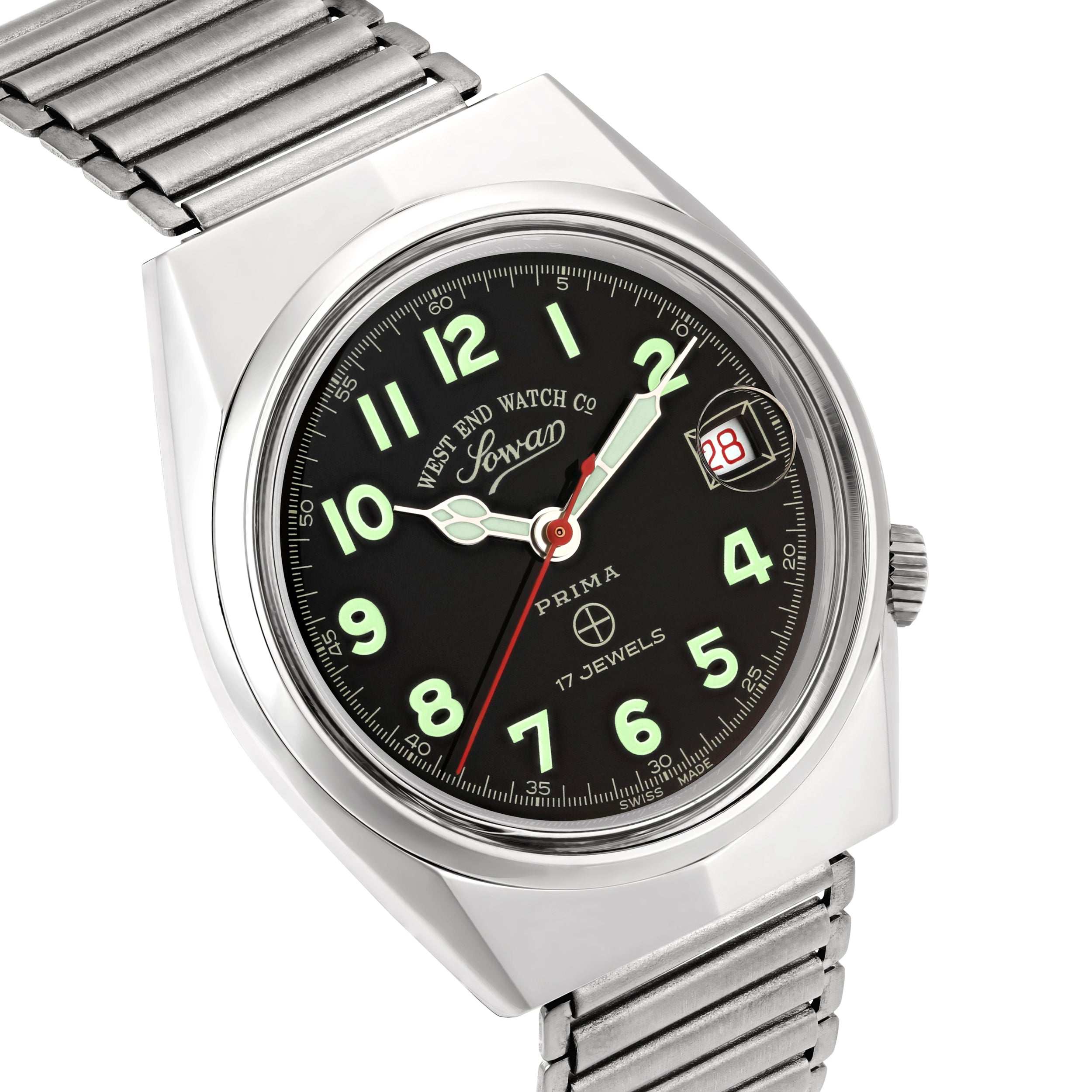 VINTAGE S/S WINDING CALENDAR