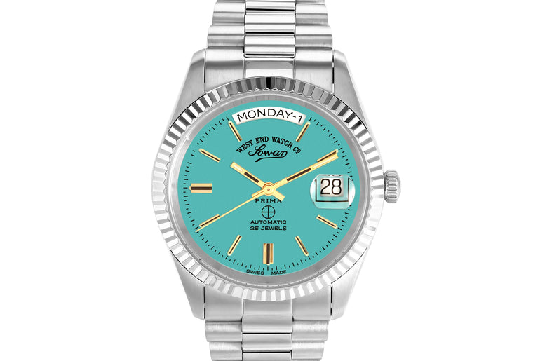 THE CLASSICS 37 - TURQUOISE DIAL WITH GOLD INDICES