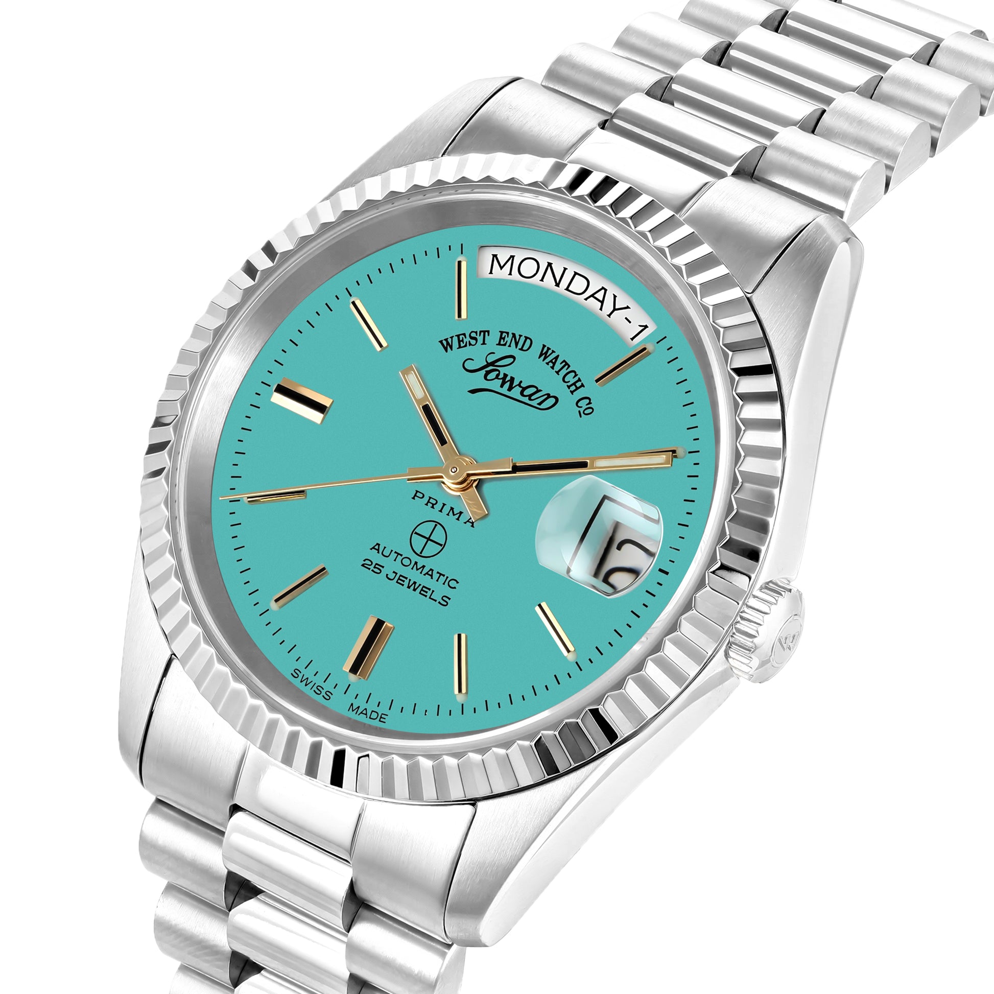 THE CLASSICS 37 - TURQUOISE DIAL WITH GOLD INDICES