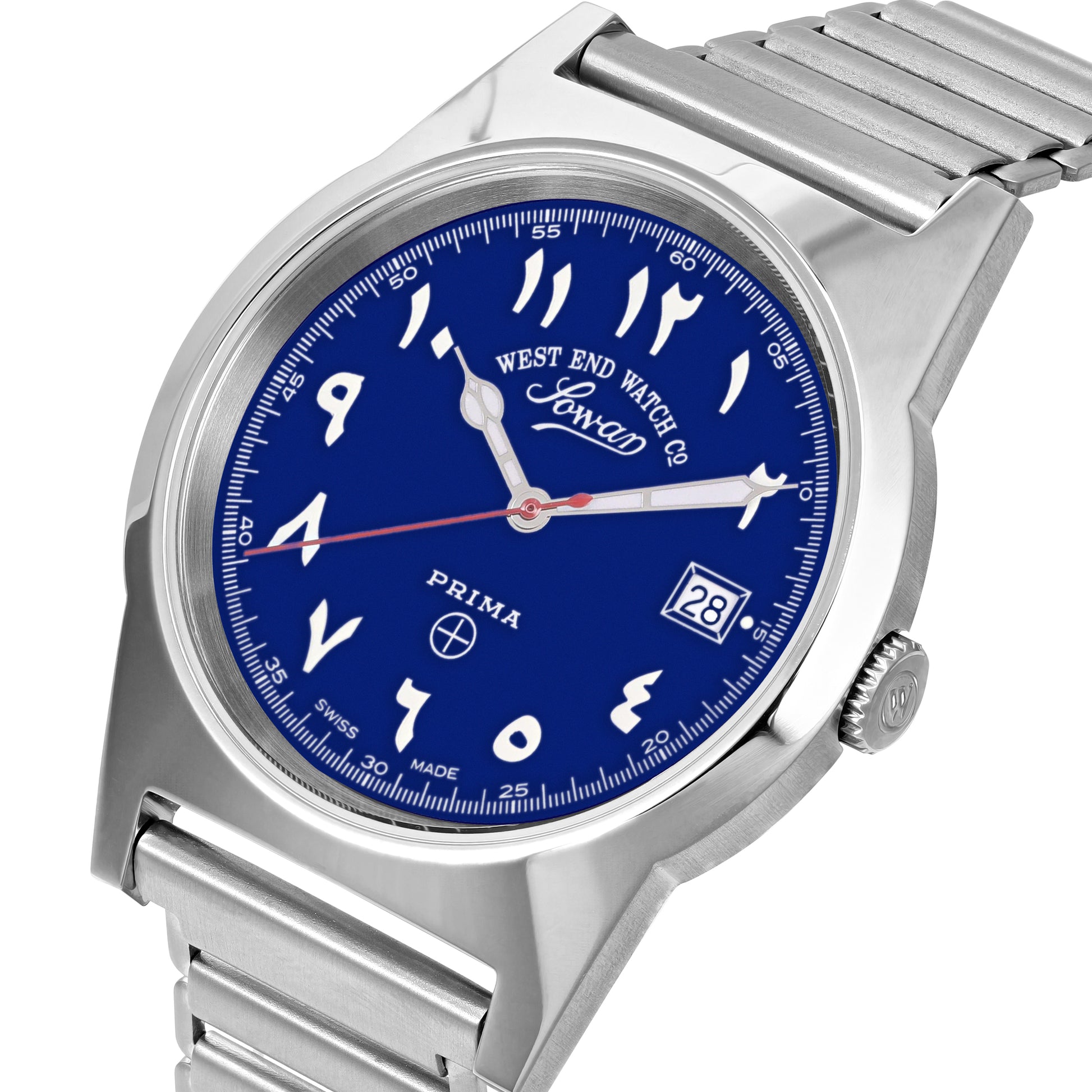 SOUQ - BLUE DIAL WITH LUMINESCENT EASTERN ARABIC NUMERALS