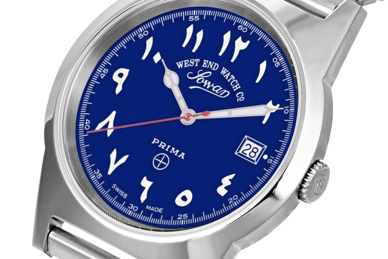 SOUQ - BLUE DIAL WITH LUMINESCENT EASTERN ARABIC NUMERALS