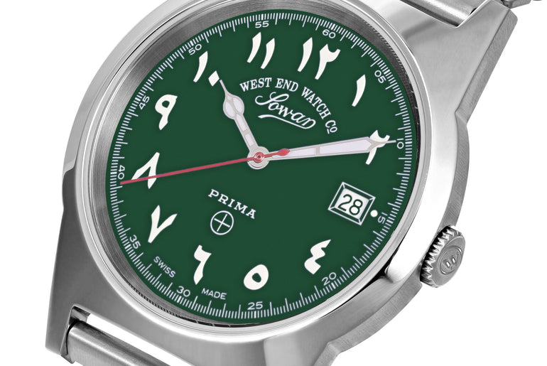 SOUQ - GREEN DIAL WITH LUMINESCENT EASTERN ARABIC NUMERALS