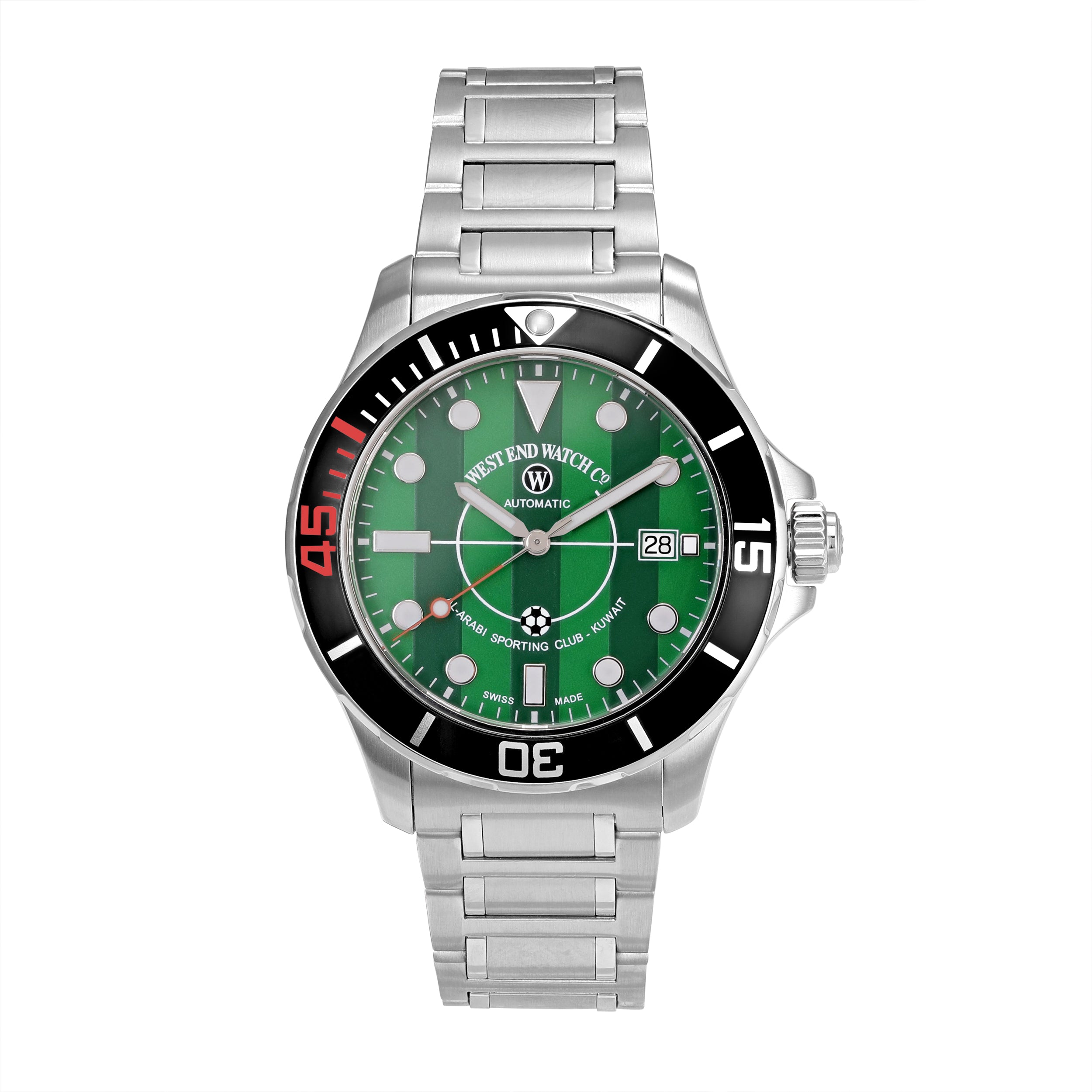 IMPERMEABLE - AL ARABI SPORTING CLUB SPECIAL EDITION: GREEN DIAL STRIPED