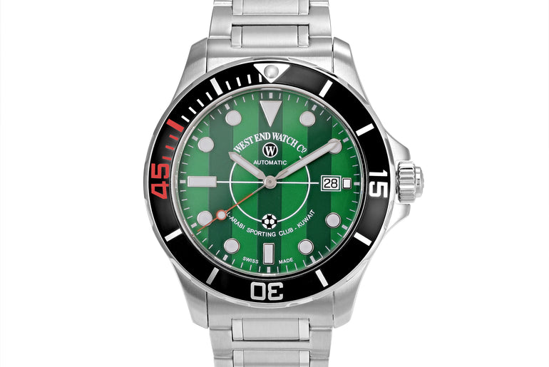 IMPERMEABLE - AL ARABI SPORTING CLUB SPECIAL EDITION: GREEN DIAL STRIPED