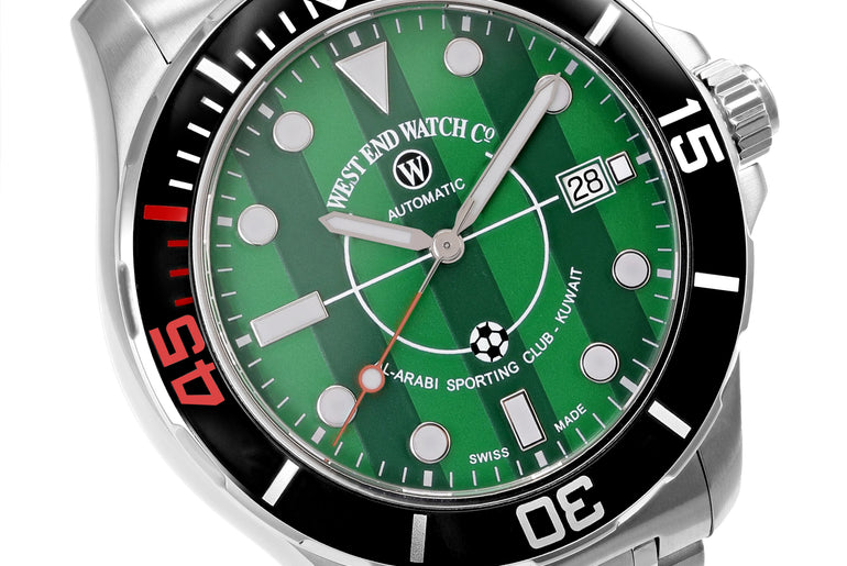 IMPERMEABLE - AL ARABI SPORTING CLUB SPECIAL EDITION: GREEN DIAL STRIPED