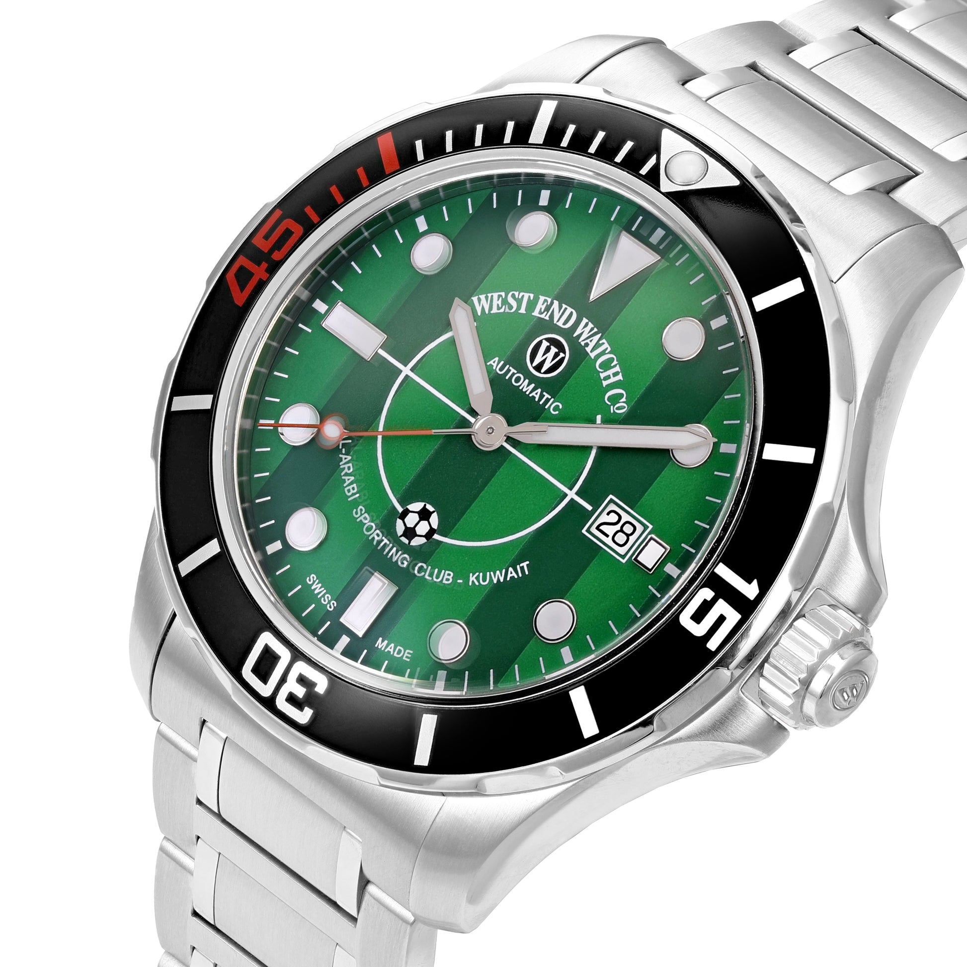 IMPERMEABLE - AL ARABI SPORTING CLUB SPECIAL EDITION: GREEN DIAL STRIPED