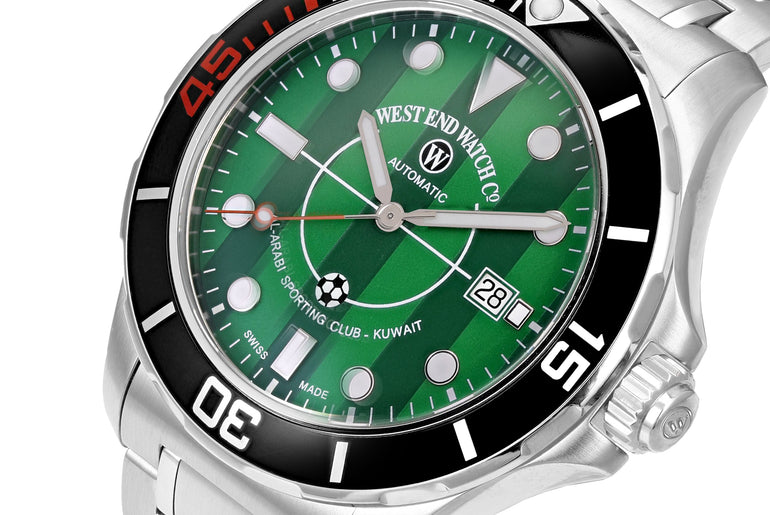 IMPERMEABLE - AL ARABI SPORTING CLUB SPECIAL EDITION: GREEN DIAL STRIPED