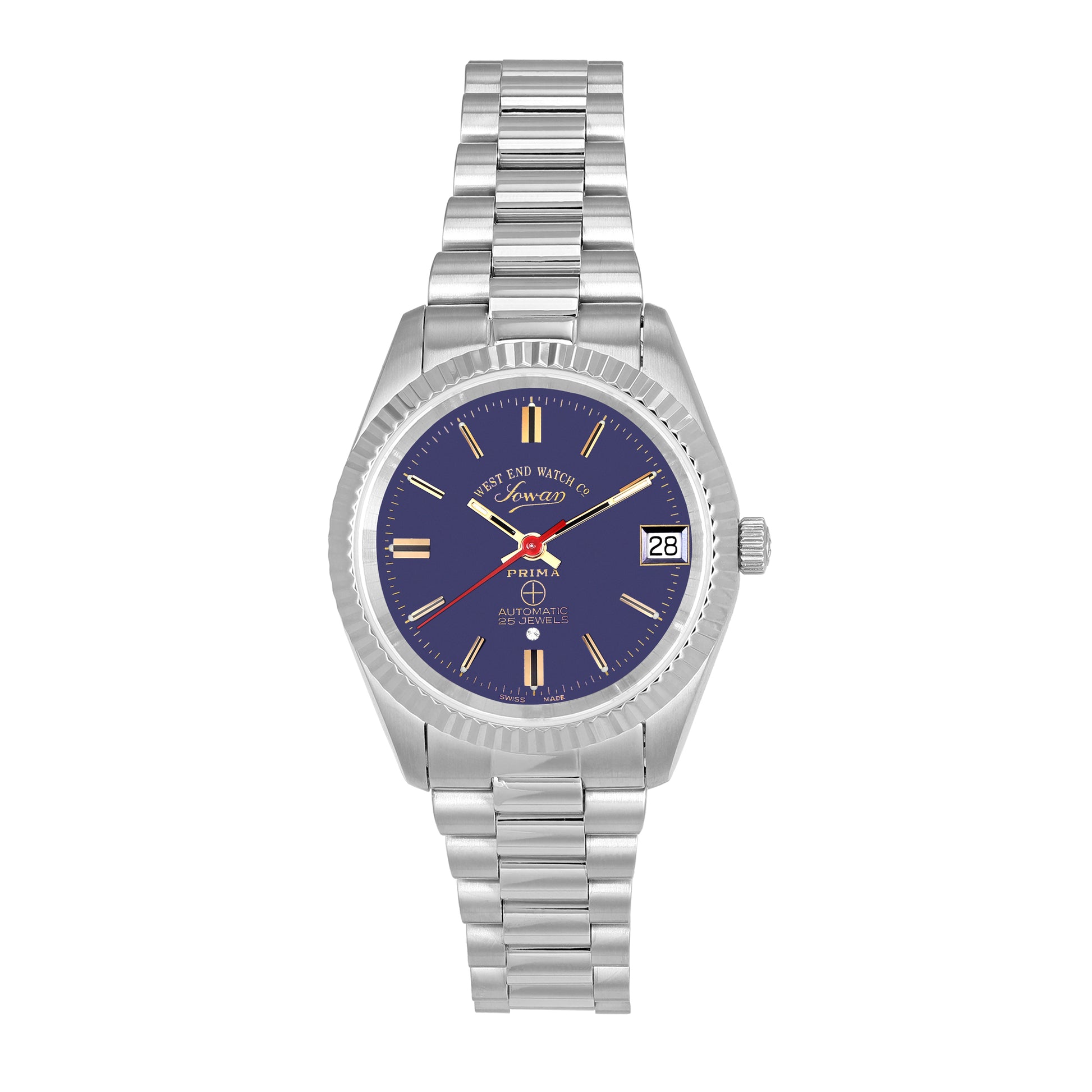 CLASSIC 32 - SUNRAY BLUE DIAL WITH GOLD INDICES