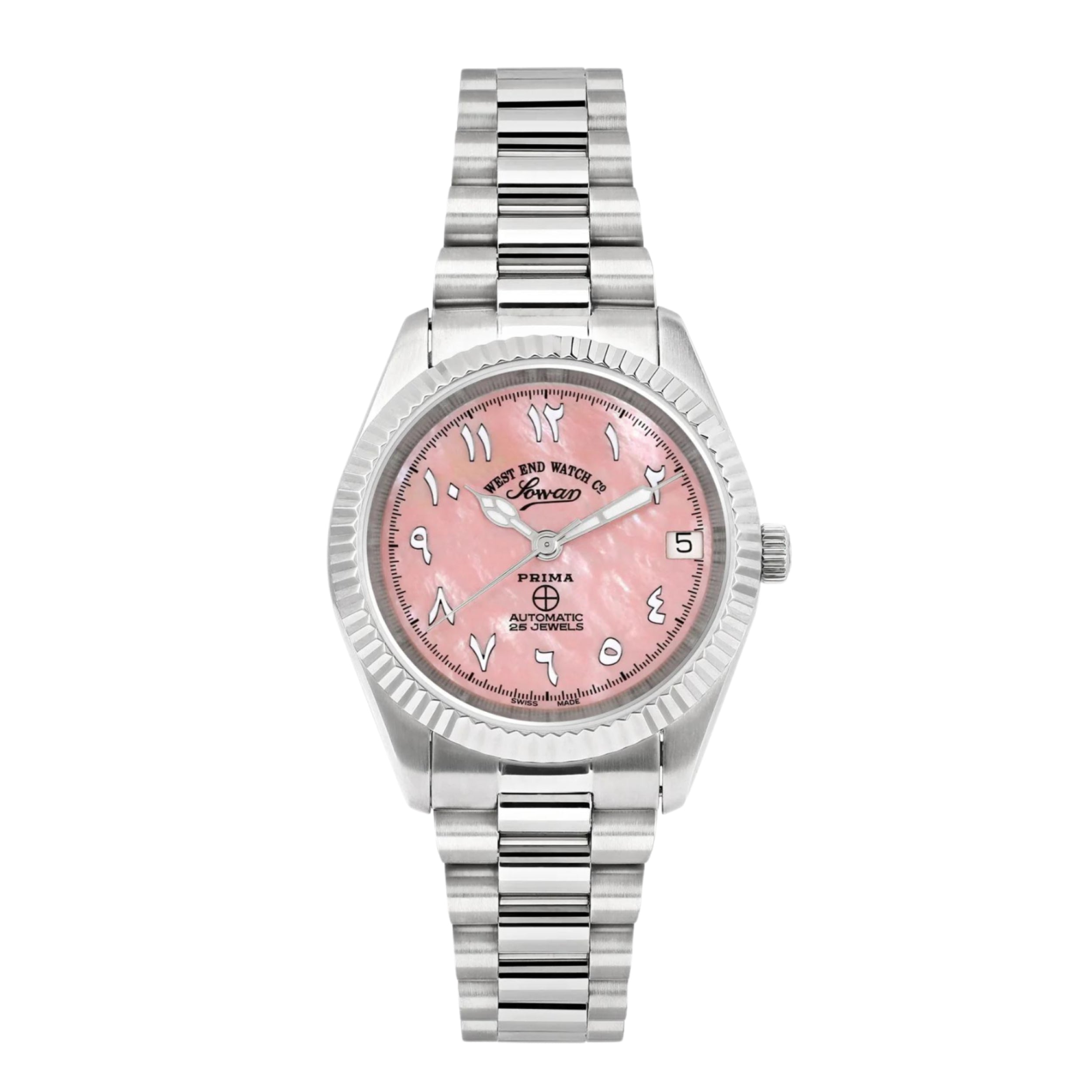 Pink Mop Dial Automatic Watch