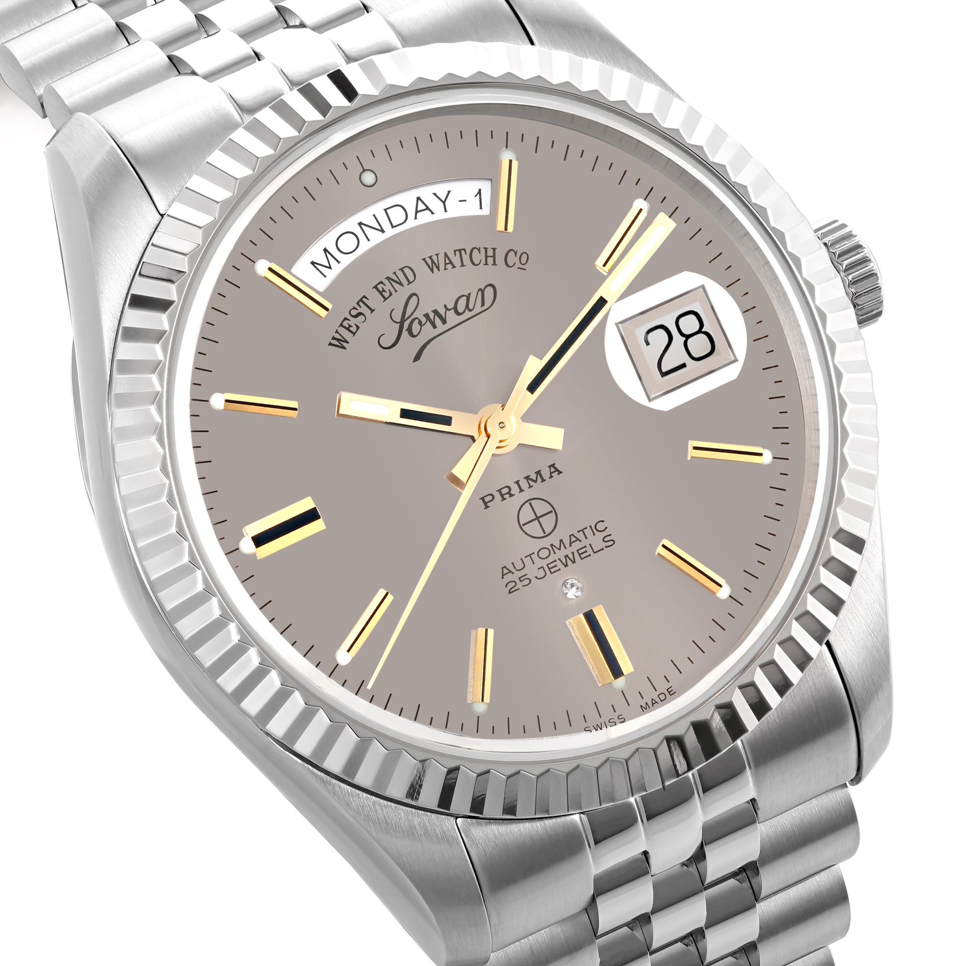 THE CLASSICS 41 - RUTHENIUM DIAL WITH GOLD INDICES