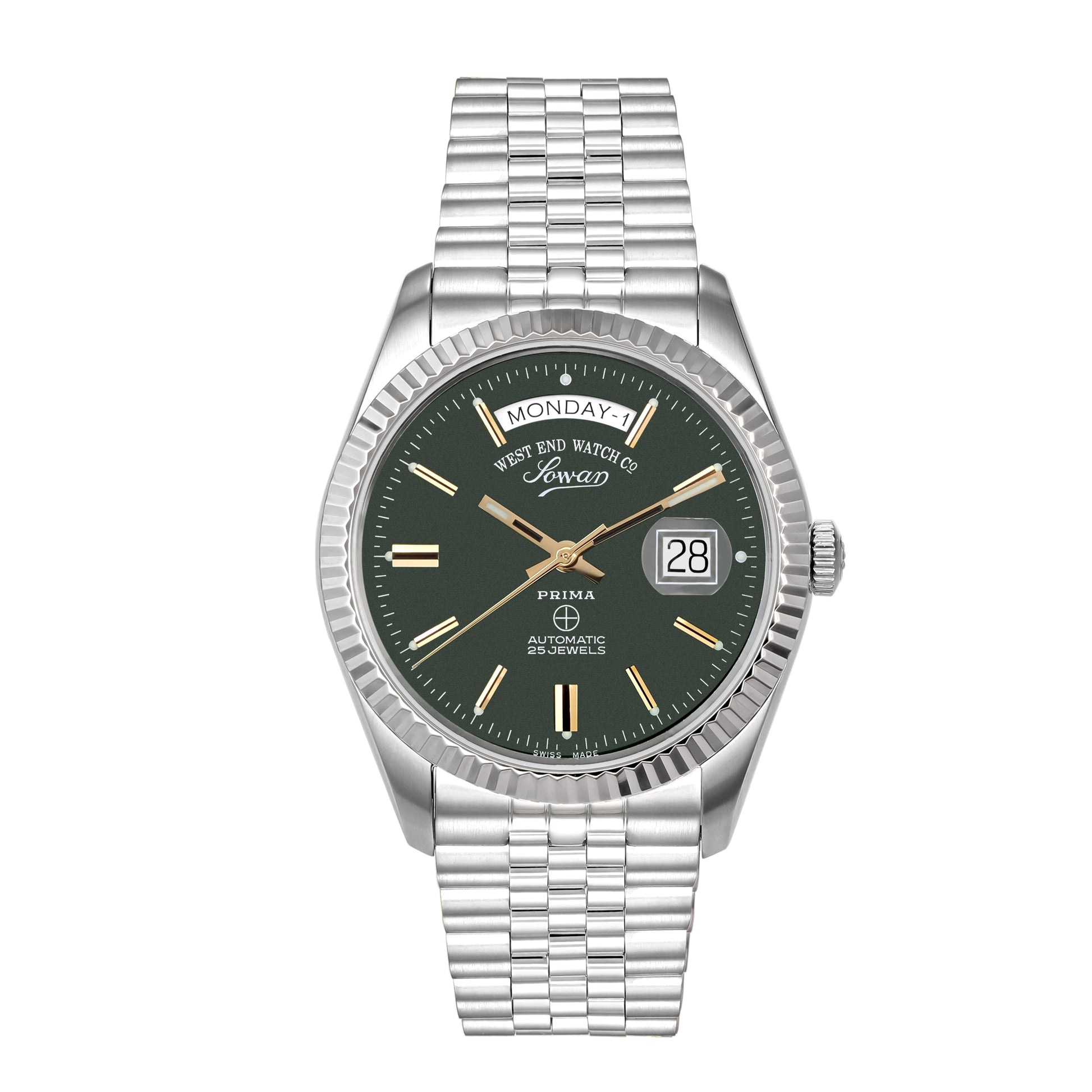 THE CLASSICS 41 - GREEN DIAL WITH GOLD INDICES