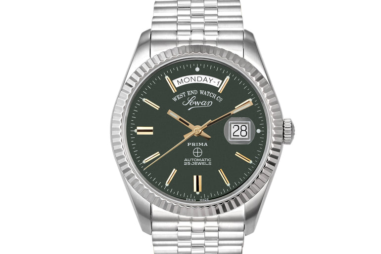 THE CLASSICS 41 - GREEN DIAL WITH GOLD INDICES