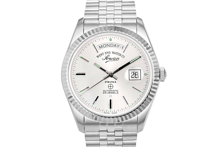 THE CLASSICS 41 - SUNRAY SILVER DIAL WITH SS INDICES