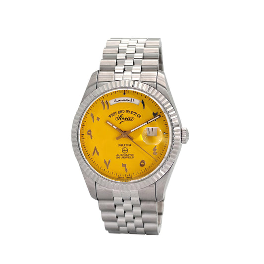 THE CLASSICS 41 - YELLOW DIAL WITH WHITE EASTERN ARABIC NUMERALS