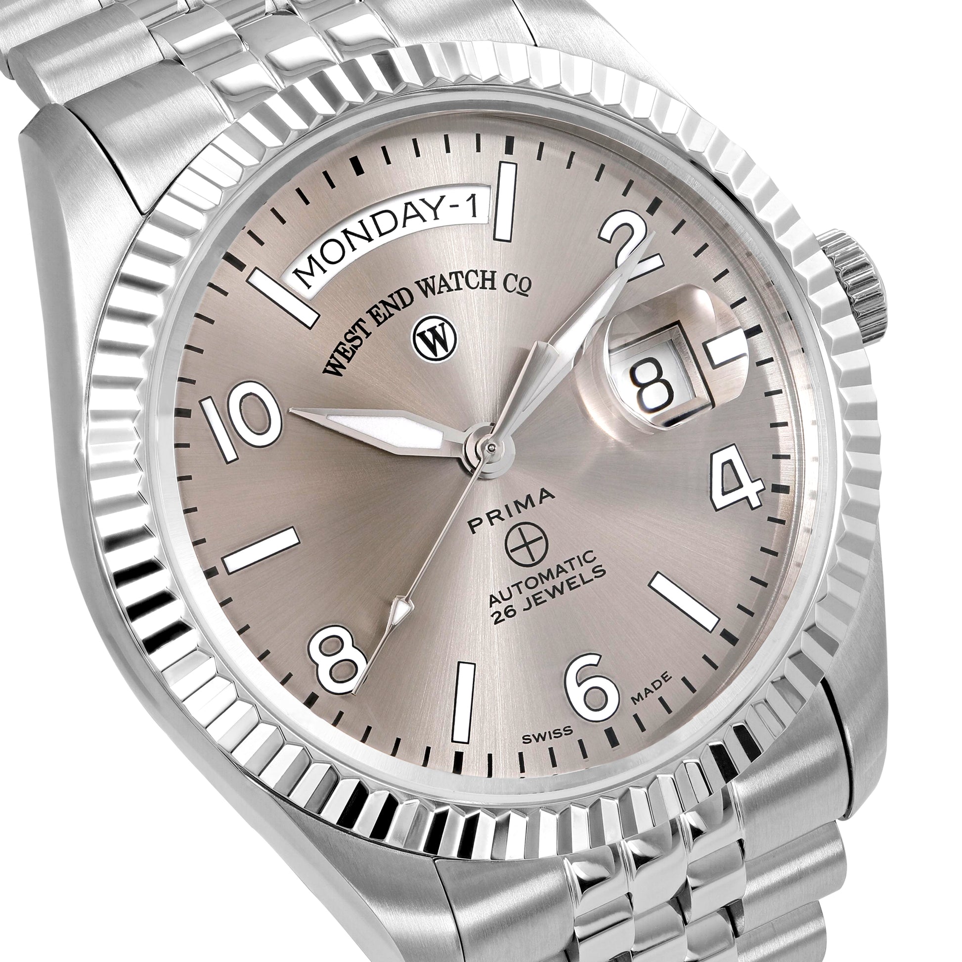 THE CLASSICS 41 - RUTHENIUM DIAL WITH WHITE INDICES