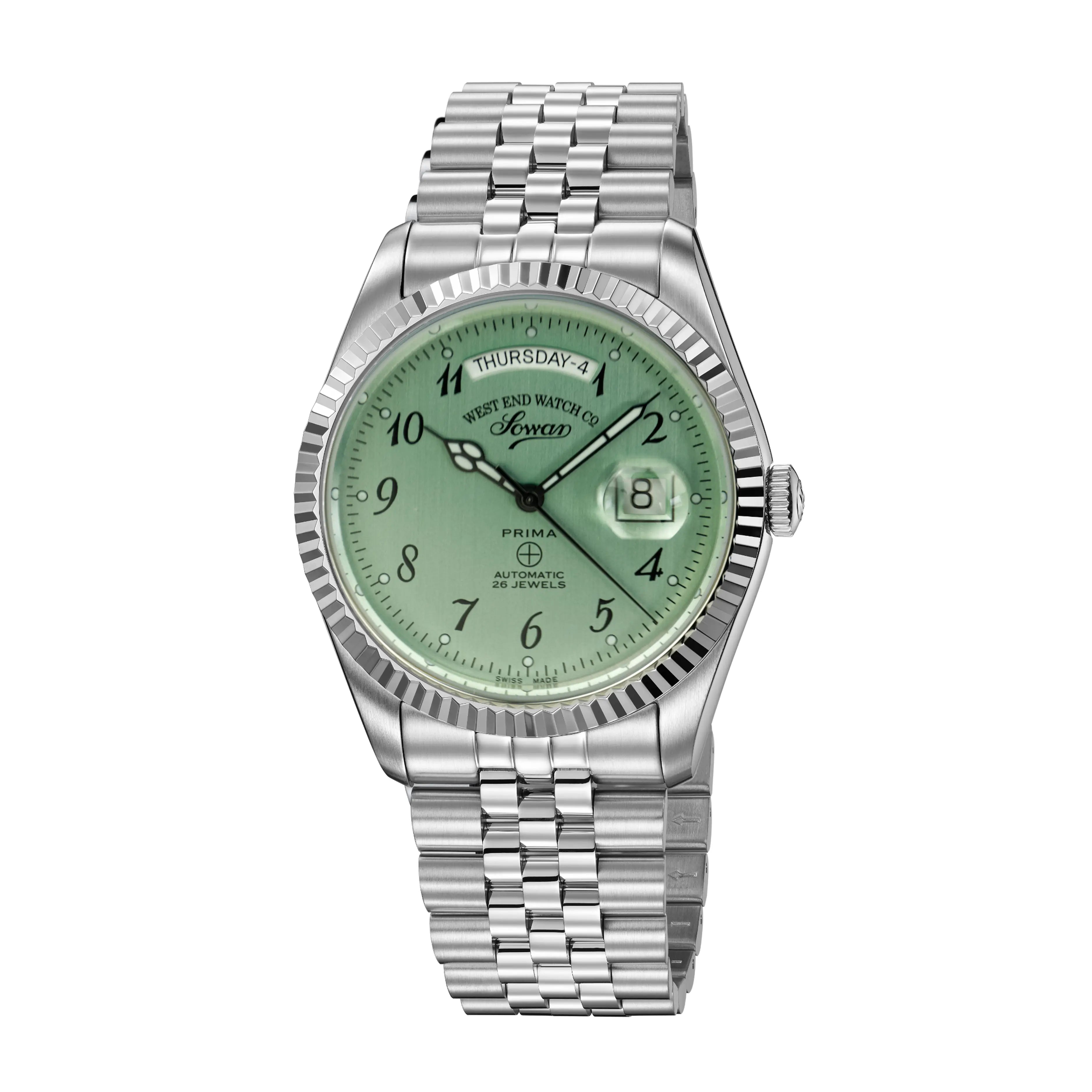 THE CLASSICS 41 - LIGHT GREEN DIAL WITH BLACK NUMERALS
