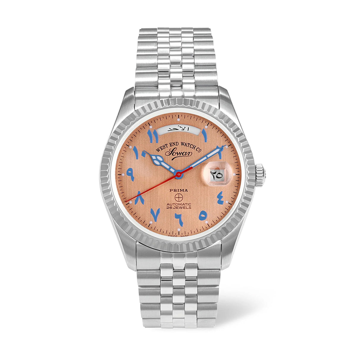 THE CLASSICS 41 - SALMON WITH BLUED ARABIC NUMERALS