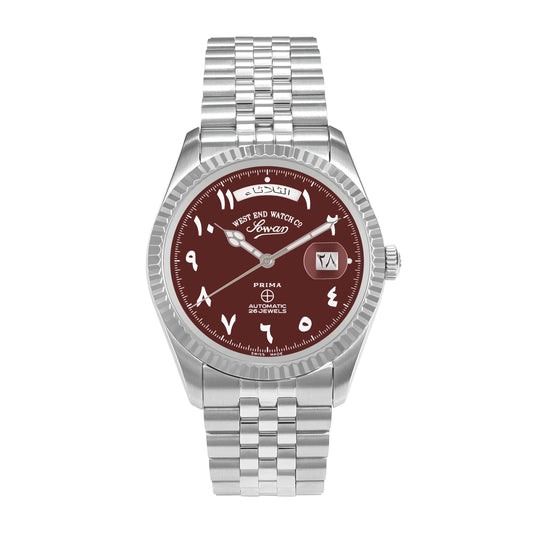 THE CLASSICS 41 - MAROON DIAL WITH ARABIC NUMBERS