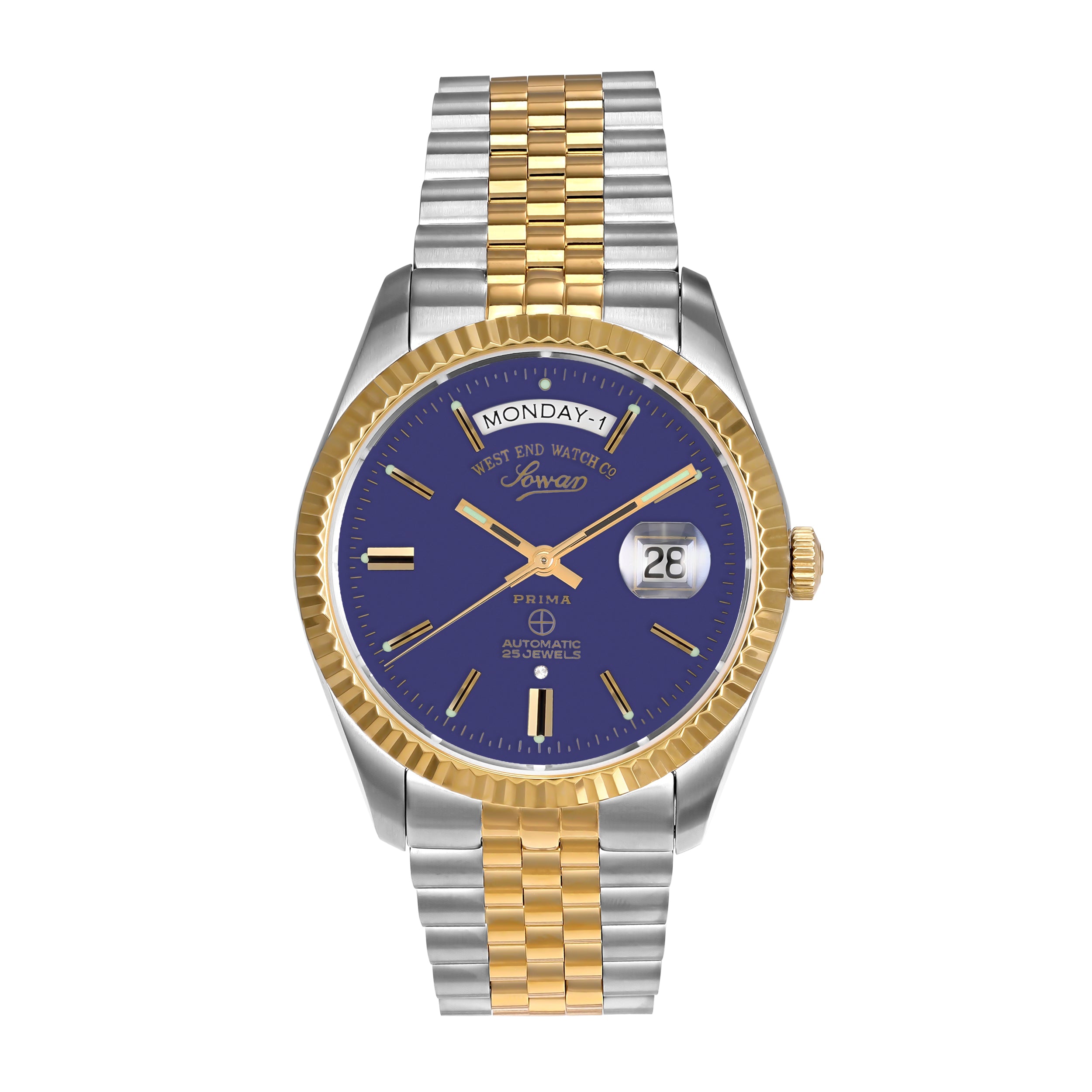 THE CLASSICS 41 - SUNRAY BLUE DIAL WITH GOLD INDICES