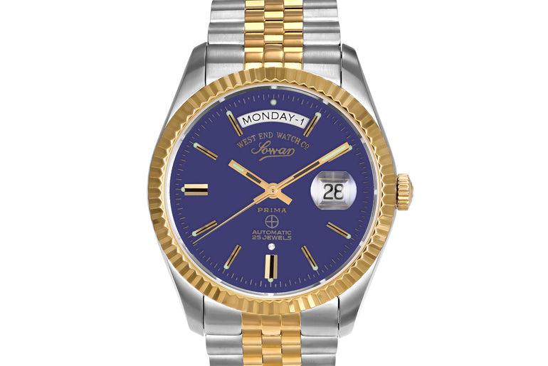 THE CLASSICS 41 - SUNRAY BLUE DIAL WITH GOLD INDICES