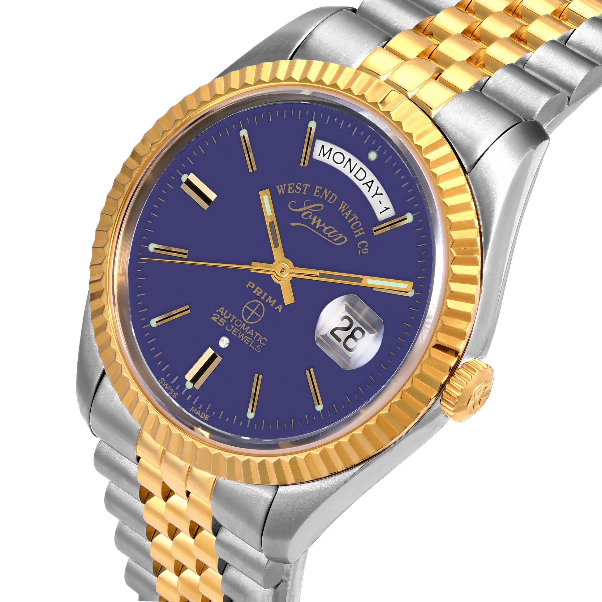 THE CLASSICS 41 - SUNRAY BLUE DIAL WITH GOLD INDICES