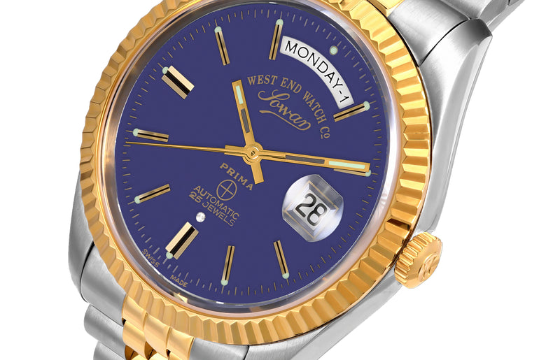 THE CLASSICS 41 - SUNRAY BLUE DIAL WITH GOLD INDICES