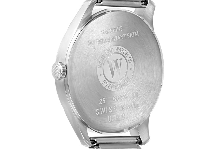 ELECTRIC - SUNRAY SILVER DIAL WITH STAINLESS STEEL STRAP