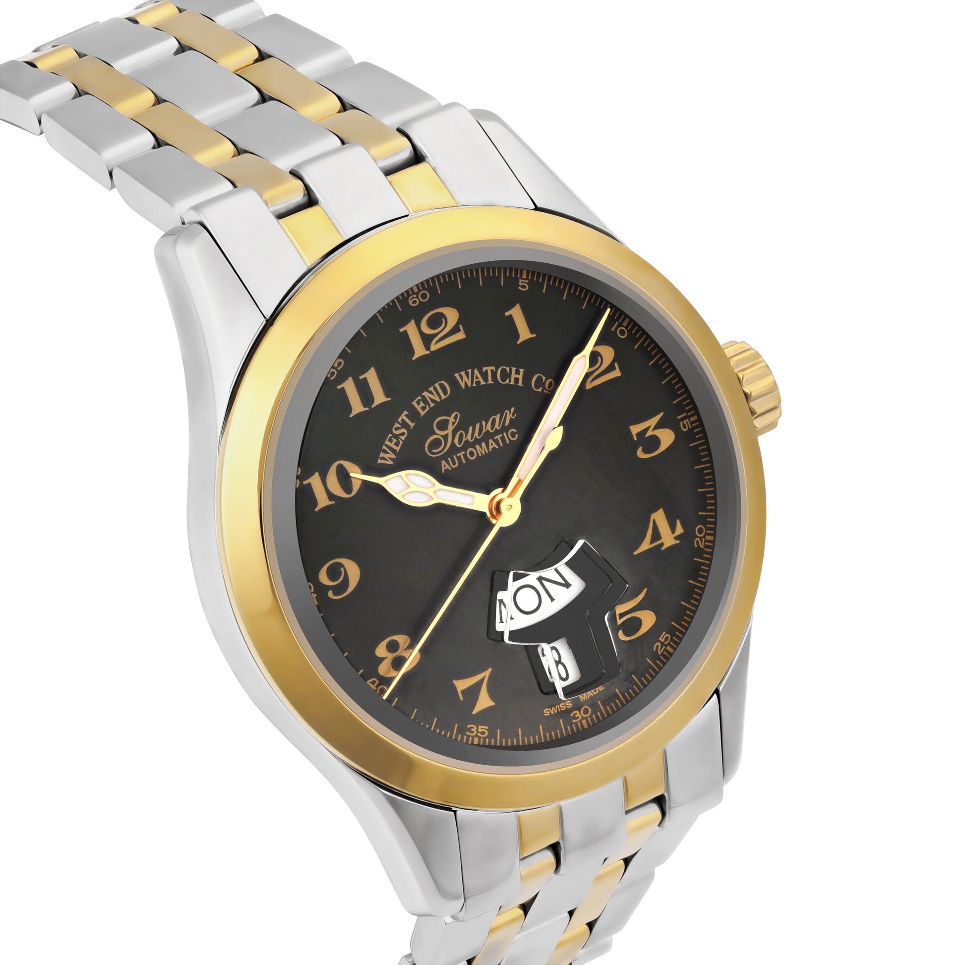 SILK ROAD II - BLACK DIAL WITH GOLD INDICES