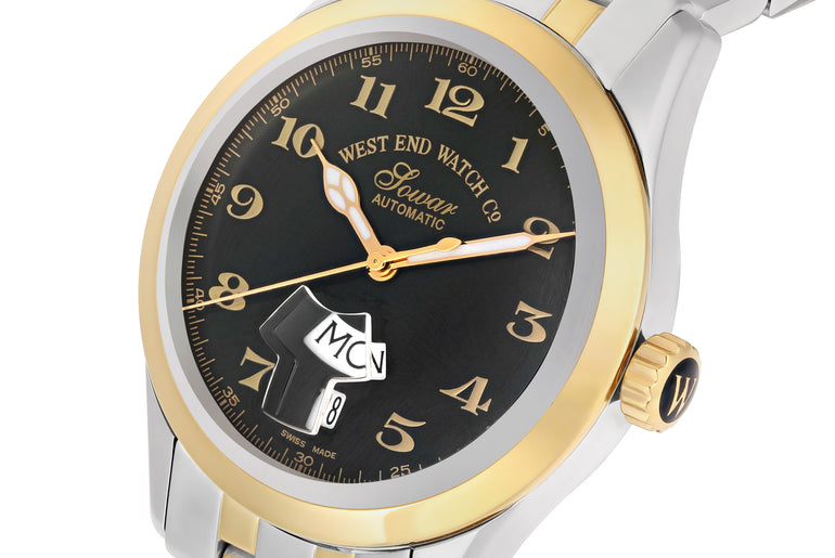 SILK ROAD II - BLACK DIAL WITH GOLD INDICES