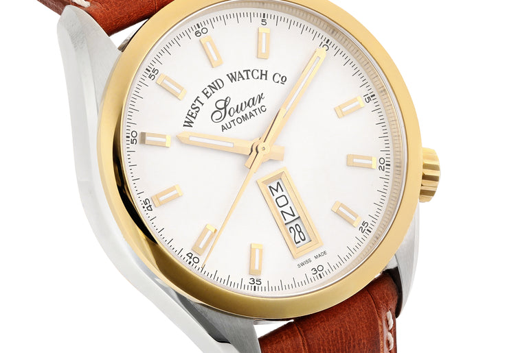 SILK ROAD II - WHITE DIAL WITH GOLD INDICES