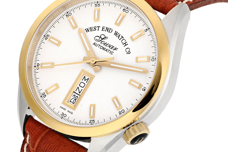 SILK ROAD II - WHITE DIAL WITH GOLD INDICES