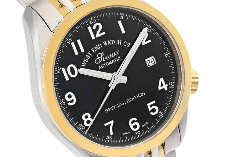 SILK ROAD I - NAVY BLUE DIAL WITH GOLD NUMERALS