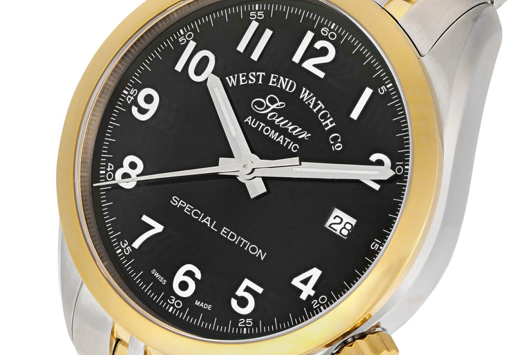 SILK ROAD I - NAVY BLUE DIAL WITH GOLD NUMERALS