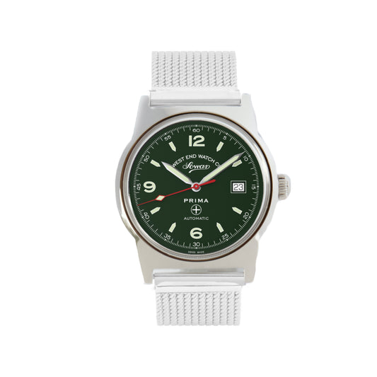 8152 - DARK GREEN DIAL WITH GREEN INDICES/NUMERALS